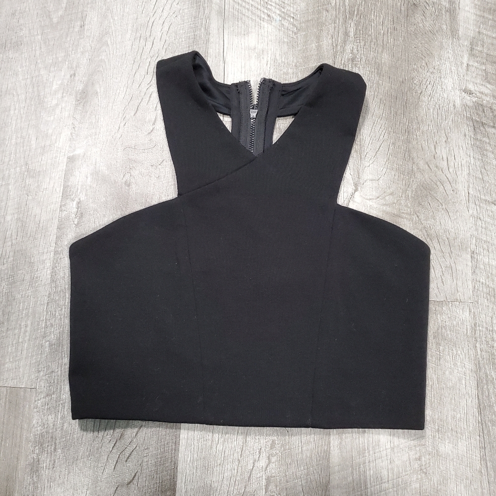 Express halter crop top